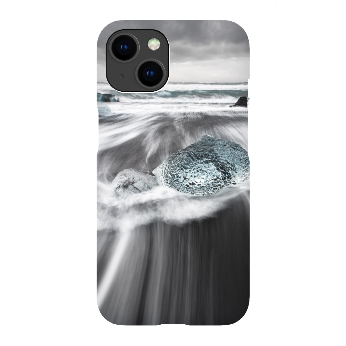 "Eisblock in der Brandung"für iPhone - Premium-Case Handyhülle artboxONE
