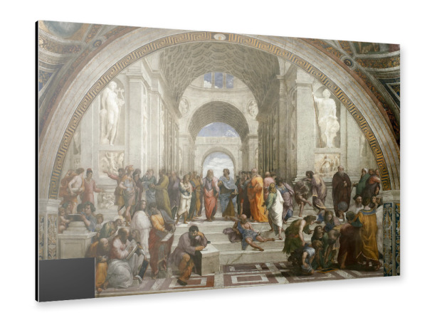 Alu-Dibond "Die Schule von Athen - Raffael" 30x20 cm artboxONE