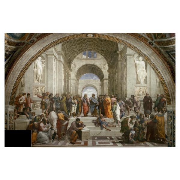 Poster "Die Schule von Athen - Raffael" artboxONE - Natur,Menschen,Architektur