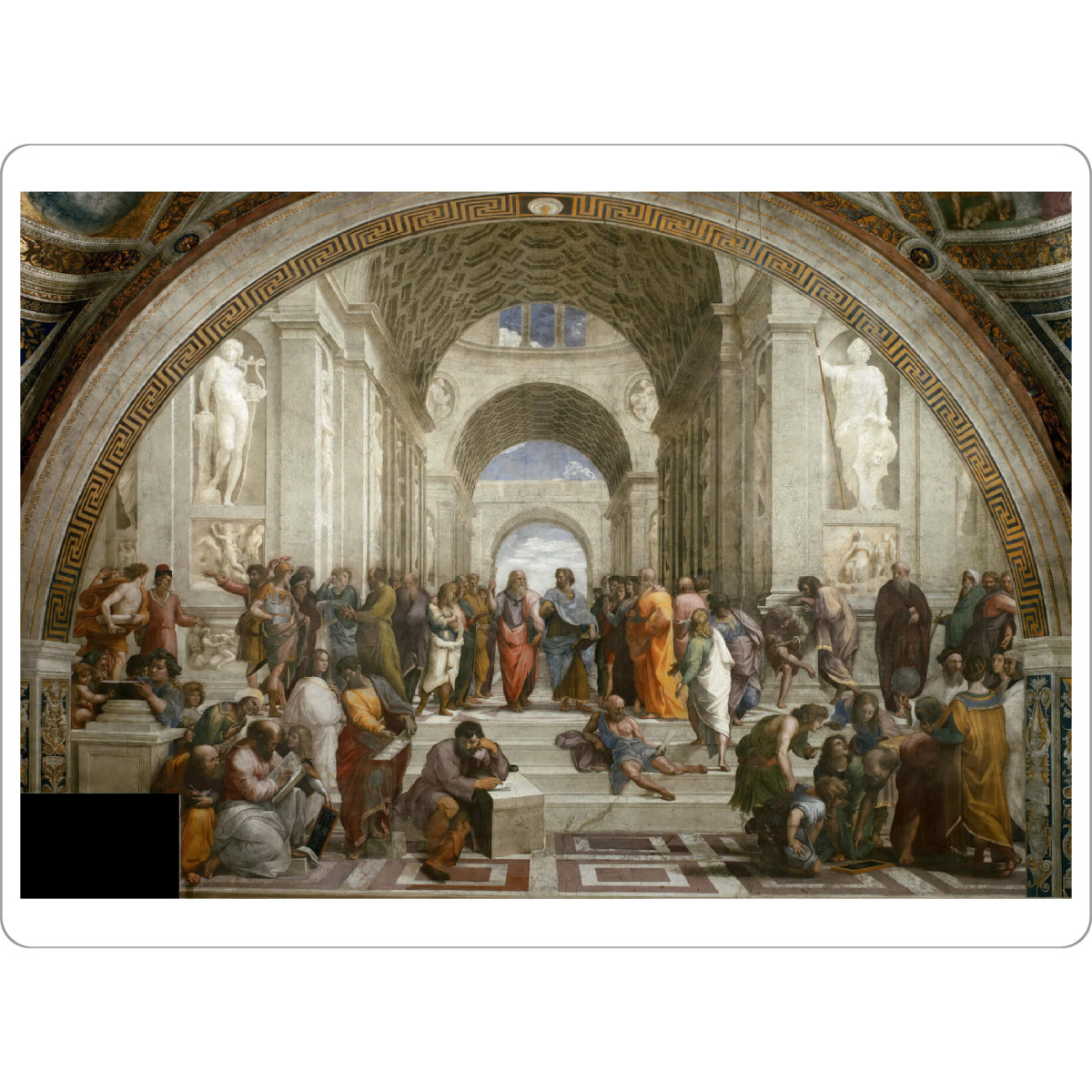 Tischset "Die Schule von Athen - Raffael" artboxONE - Natur,Menschen,Architektur