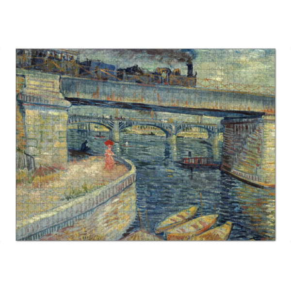 Puzzle Ravensburger "Les Ponts d'Asnières" artboxONE - Städte,Natur,Reise,Menschen,Architektur