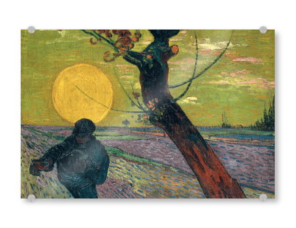 Acrylglasbild "Der Sämann von van Gogh" artboxONE - Natur,Menschen,Männer