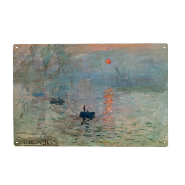 Holzbild "Sonnenaufgang von Monet" artboxONE - Natur,Reise,Menschen,Reise / Strand und Meer