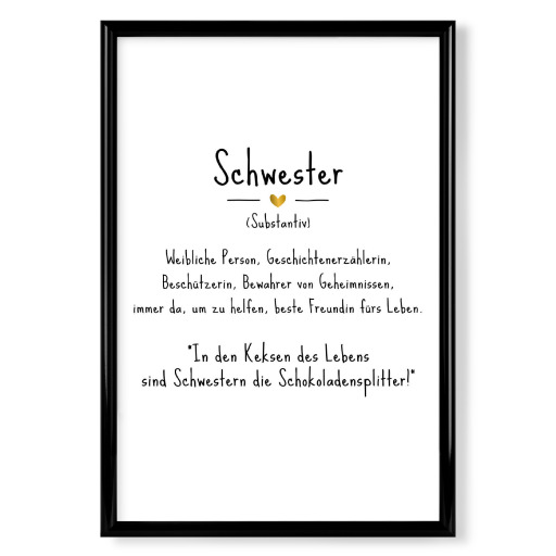 Schwester | Definition (DE)