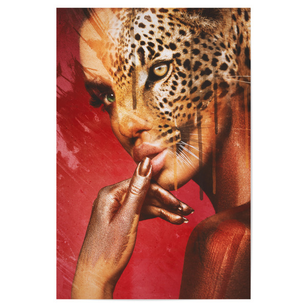 Poster "Jungle girl" artboxONE - Natur,Tiere,Menschen