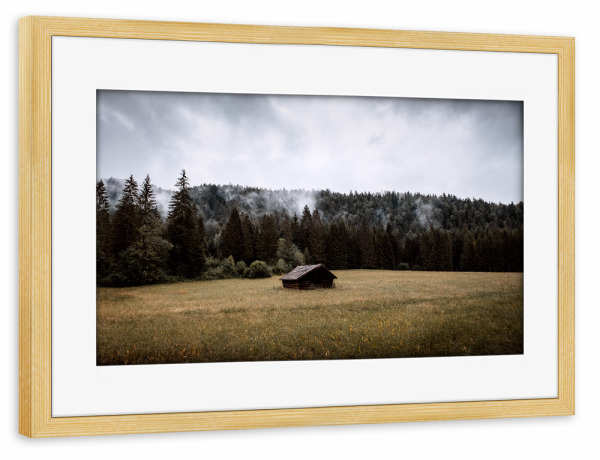 Poster mit Rahmen kiefer "Hideaway" artboxONE - Natur,Reise,Reise / Länder