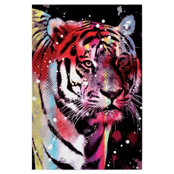 Poster "Pop Art Tiger" artboxONE - Tiere