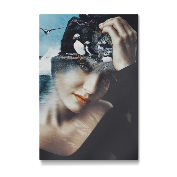 Galerie-Print "Cute puffin by Tas" 30x20 cm artboxONE