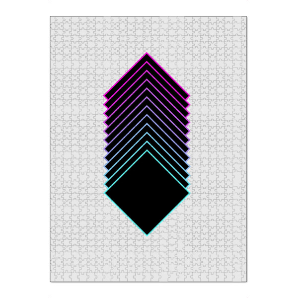 Puzzle Ravensburger "Rhombus" artboxONE - Typografie,Abstrakt,Geometrie