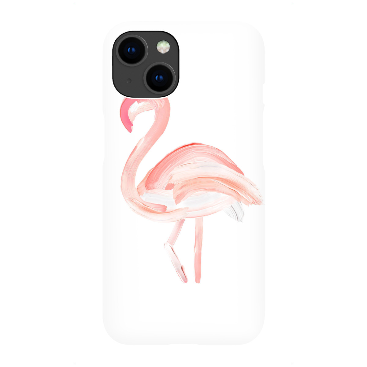 iPhone "Painted Flamingo" Premium-Case Handyhülle artboxONE