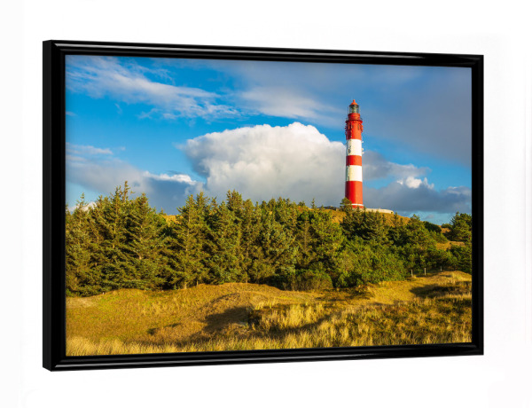Poster mit schwarzem Rahmen "Der Leuchtturm" artboxONE - Natur,Reise,Architektur,Reise / Strand und Meer
