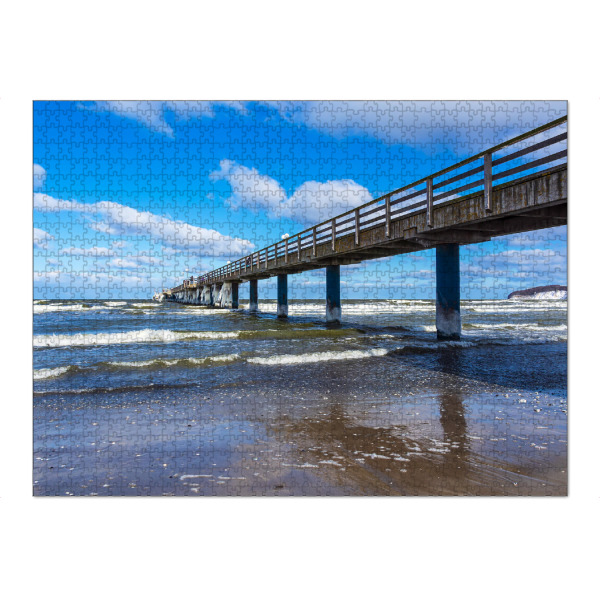 Puzzle Ravensburger "Die Seebrücke in Zingst" artboxONE - Natur,Reise,Architektur,Reise / Strand und Meer