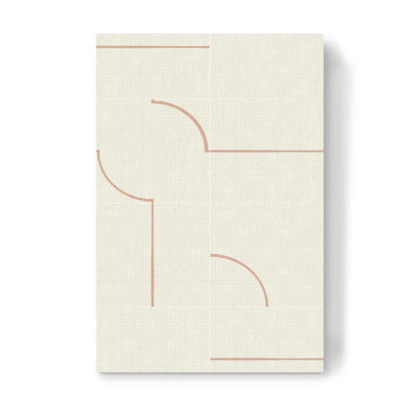 Leinwandbild "Minimal Wall Tiles Third" artboxONE - Abstrakt - Tiles,Pattern,Minimalist,Abstract,Abstrakt,Boho,Beige