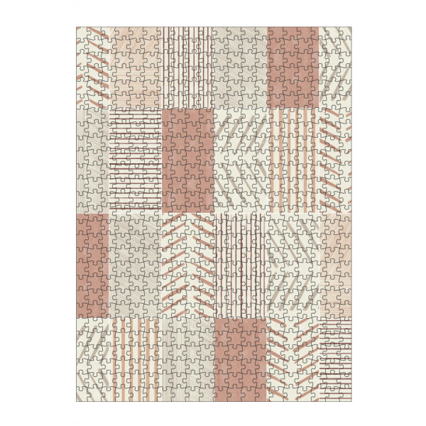 artboxONE Puzzle "Rustic Tiles Second" artboxONE - Abstrakt - Terracotta,Pattern,Rustic,Goemetrie,Geometry,Abstract,Abstrakt,Boho,Beige,Formen