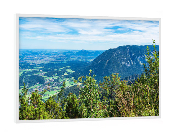 Poster mit weißem Rahmen "Aussicht vom Prediktstuhl" artboxONE - Natur,Reise