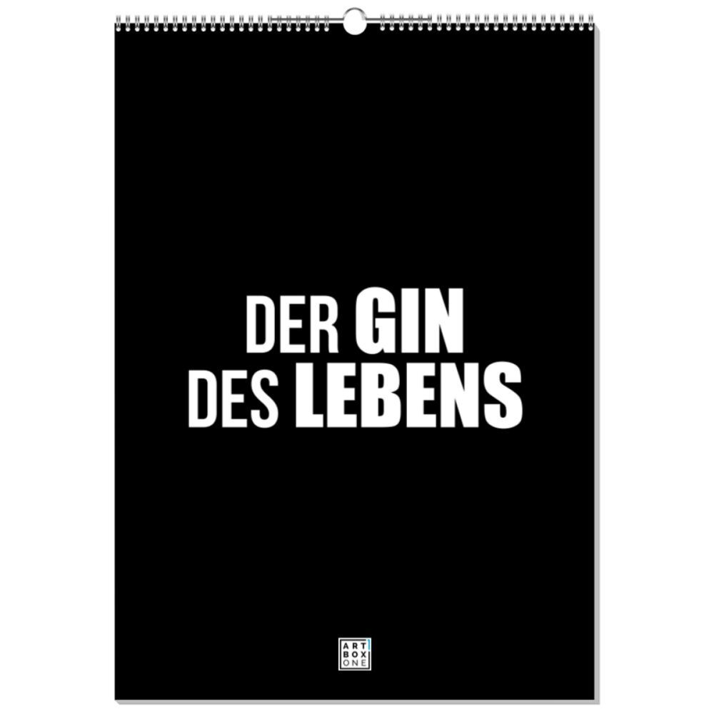 artboxONE Wandkalender A2 2026 Der Gin des Lebens Gin