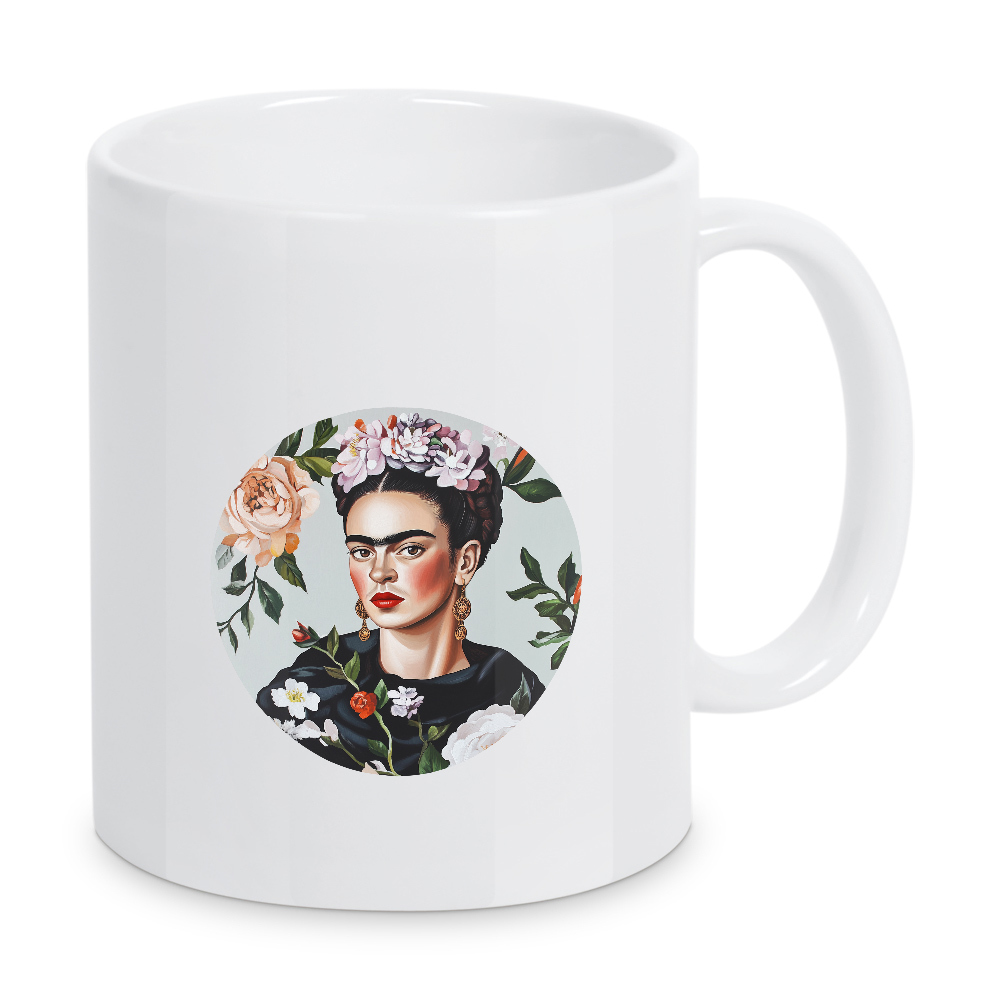 Tasse "Frida Moderne Pastell-Art" artboxONE - Natur,Floral,Menschen