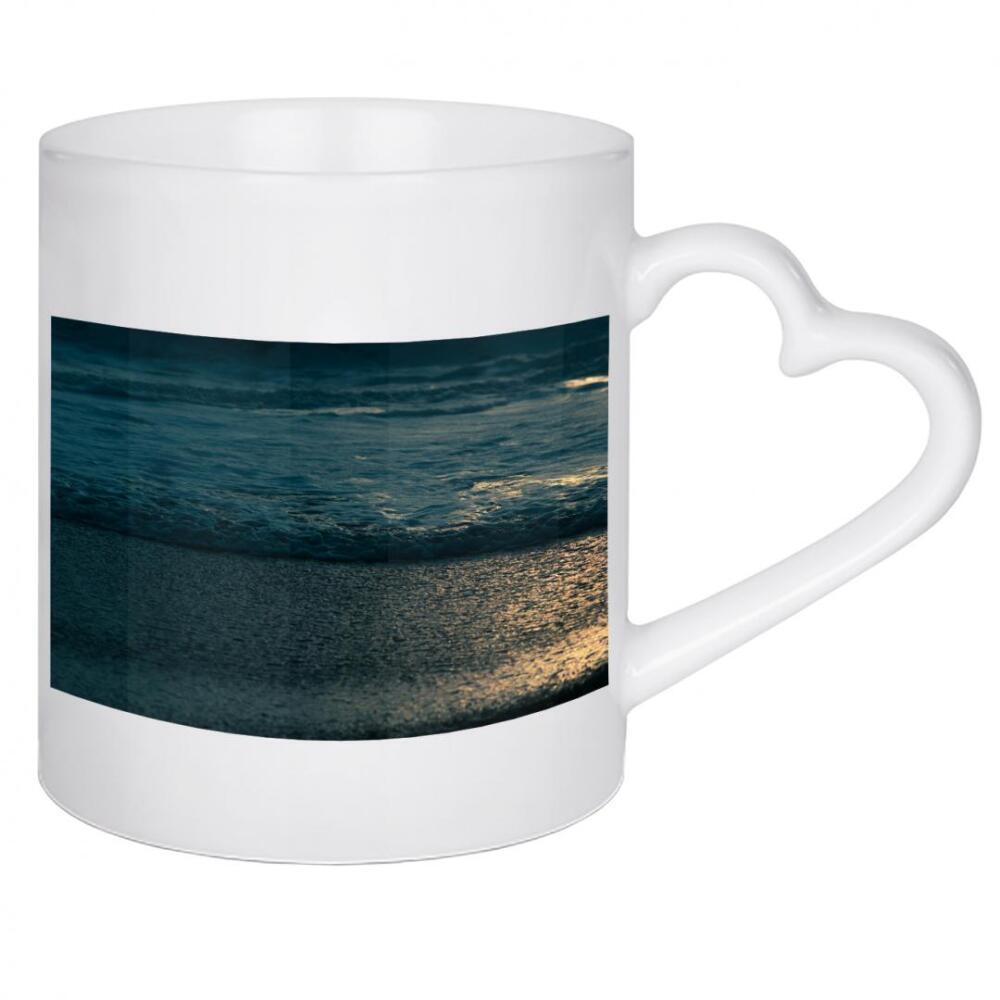 Herztasse "Sonnenspiegelung im Meer" artboxONE - Natur,Reise,Reise / Strand und Meer,Reise / Länder
