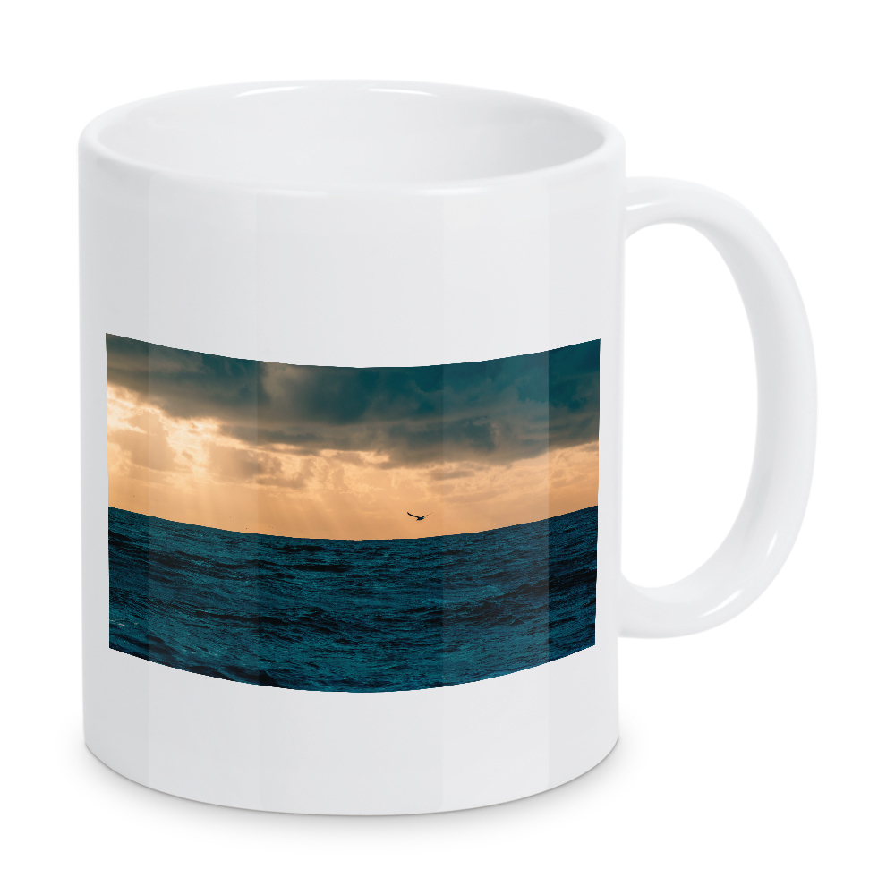 Tasse "Möwe über der Nordsee" artboxONE - Natur,Reise,Tiere,Reise / Strand und Meer,Reise / Länder