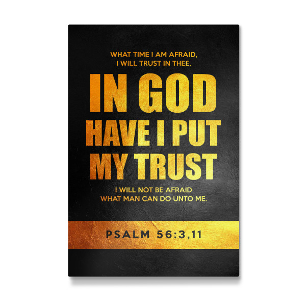 Galerie-Print "Psalm 56:3,11" 30x20 cm artboxONE