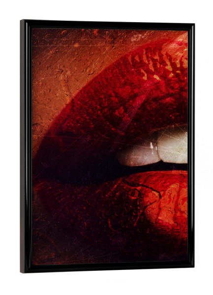 Poster mit schwarzem Rahmen "Rainy Days I Tas" artboxONE - Menschen