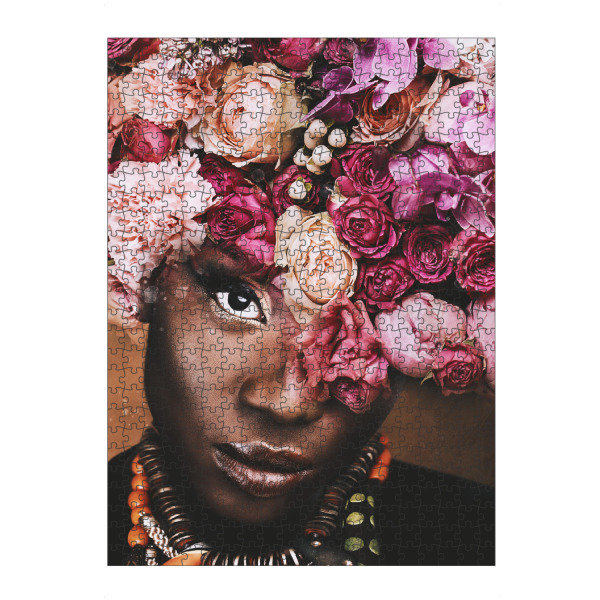 Puzzle Ravensburger "Lady floral IV by Tas" artboxONE - Natur,Floral,Menschen