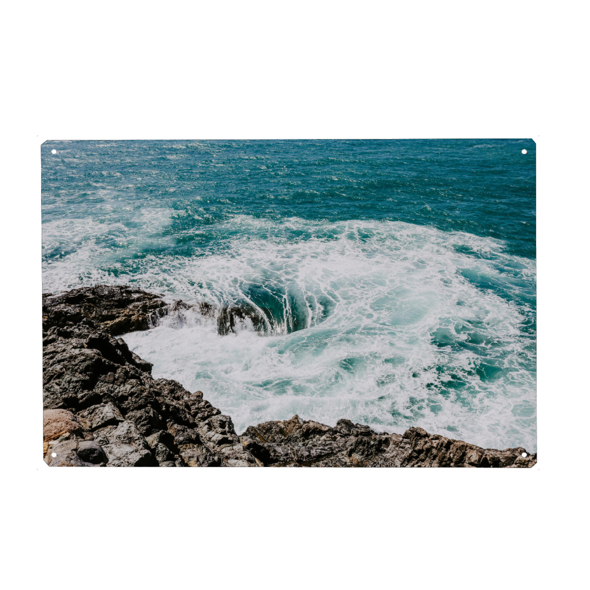 Metall Poster "Meeresrauschen" artboxONE - Natur,Reise,Reise / Strand und Meer