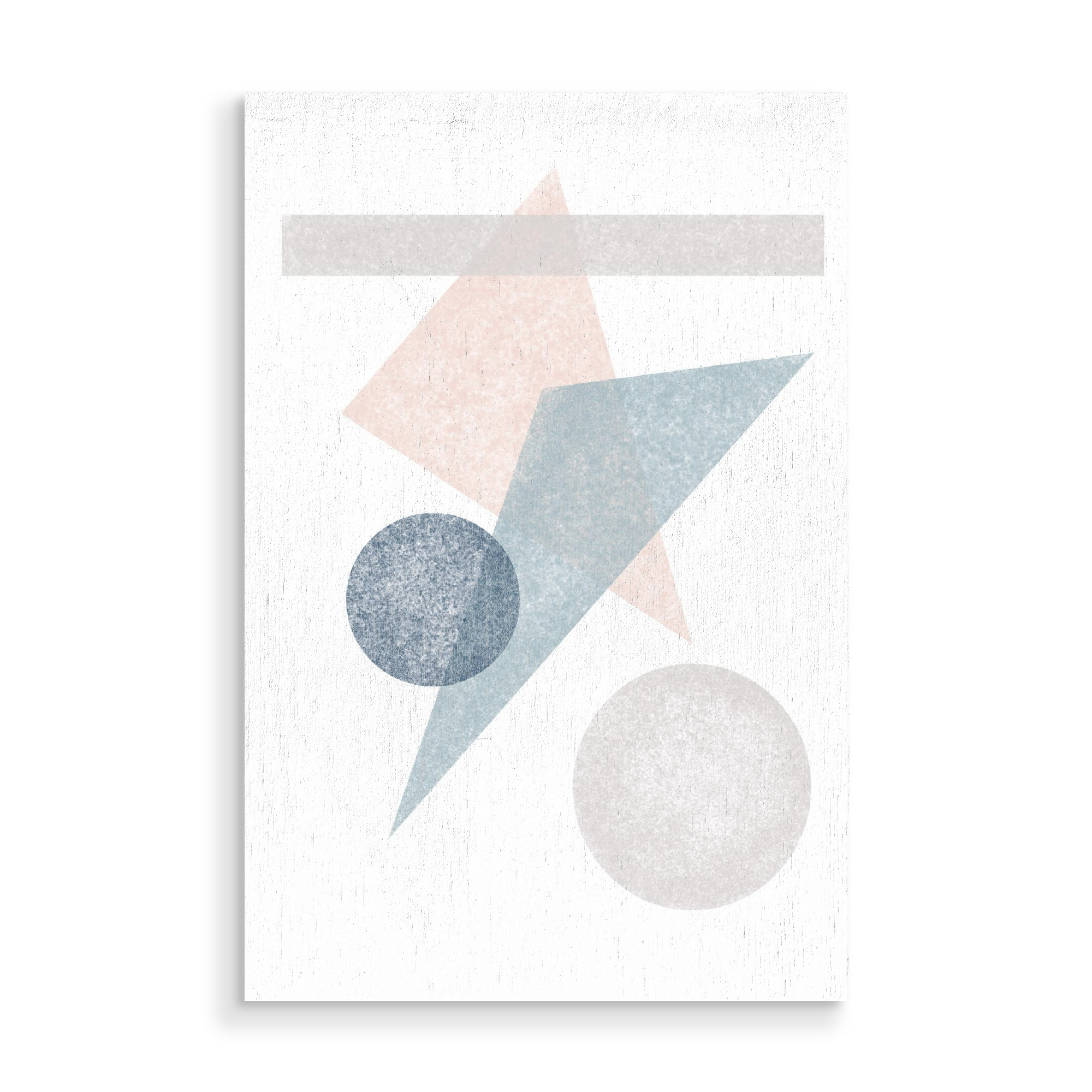 Holzbild "Geometric composition" artboxONE - Abstrakt,Geometrie