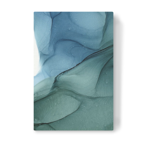 Leinwandbild "Blau but Green" artboxONE - Abstrakt