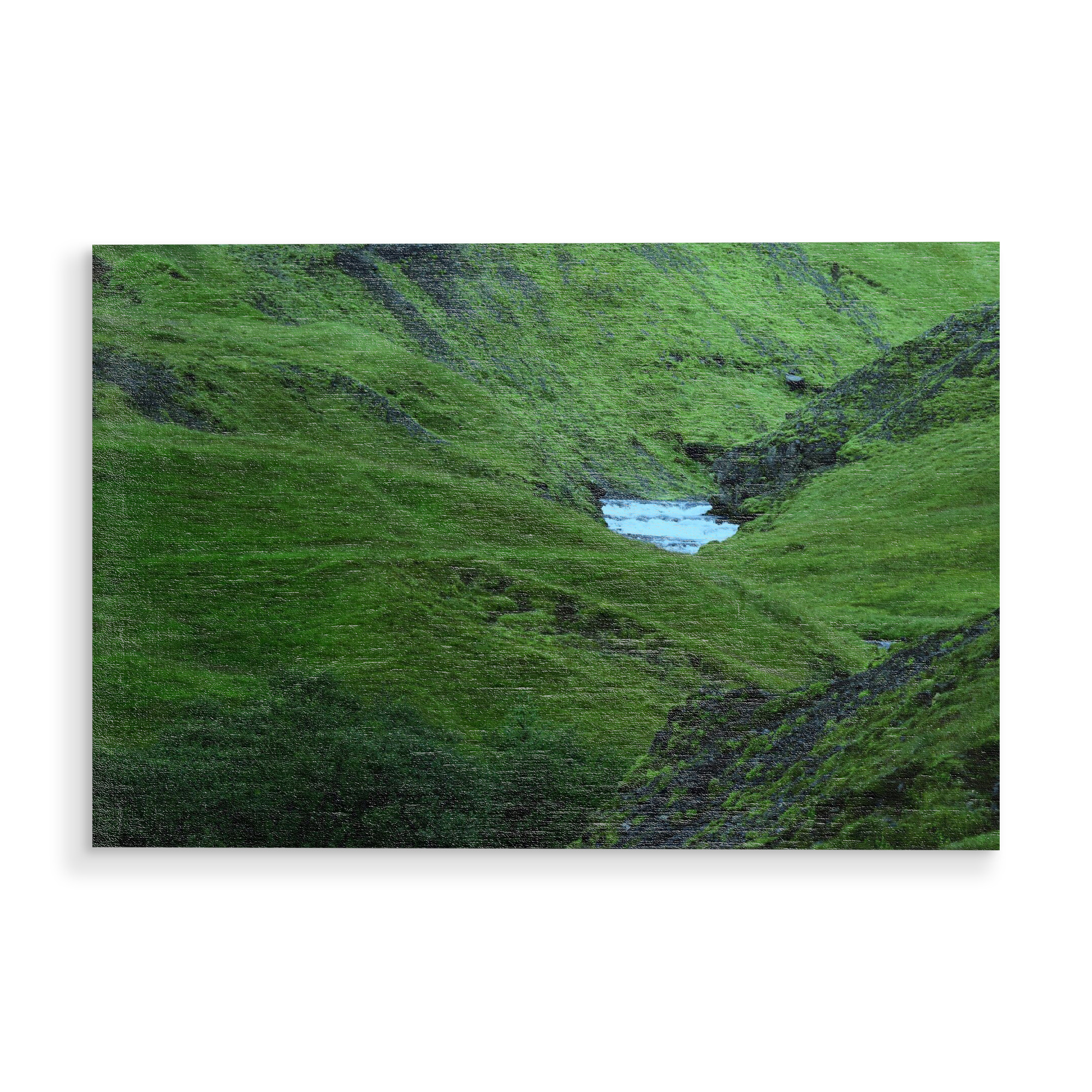 Holzbild "Bergfluss" artboxONE - Natur,Reise,Reise / Länder