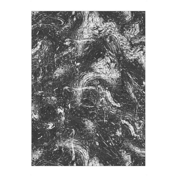 Puzzle Ravensburger "Abstract Dripping Black" artboxONE - Abstrakt,Fashion,Für Papa
