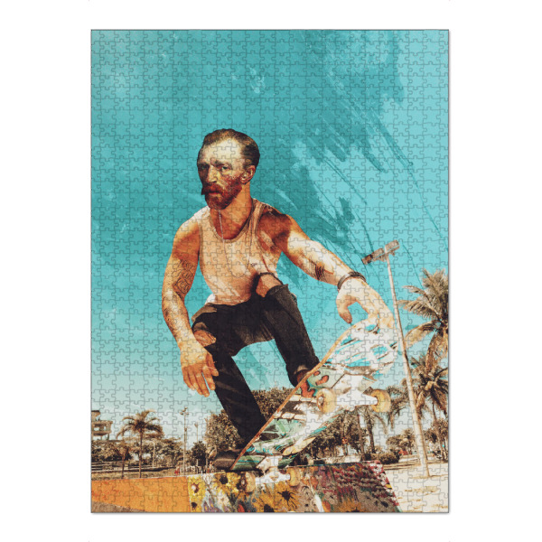 Puzzle Ravensburger "Skilled Vincent" artboxONE - Menschen,Sport,Sport / Motivation