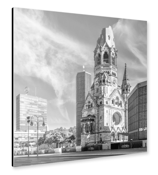Alu-Dibond "BERLIN Gedächtniskirche" 30x30 cm artboxONE