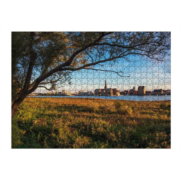 artboxONE Puzzle "Baum und Schilf in Rostock" artboxONE - Natur,Reise,Architektur,Städte / Weitere