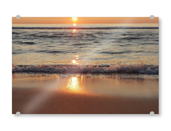 Acrylglasbild "Sonnenuntergang by Lina" artboxONE - Natur,Reise,Reise / Strand und Meer,Reise / Länder