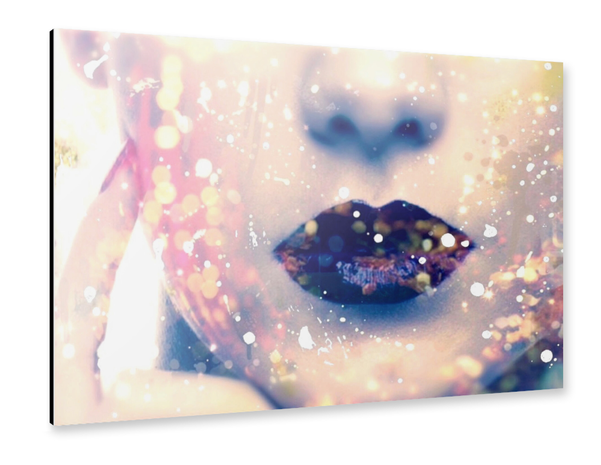 Alu-Dibond "Dark Lips" 30x20 cm artboxONE