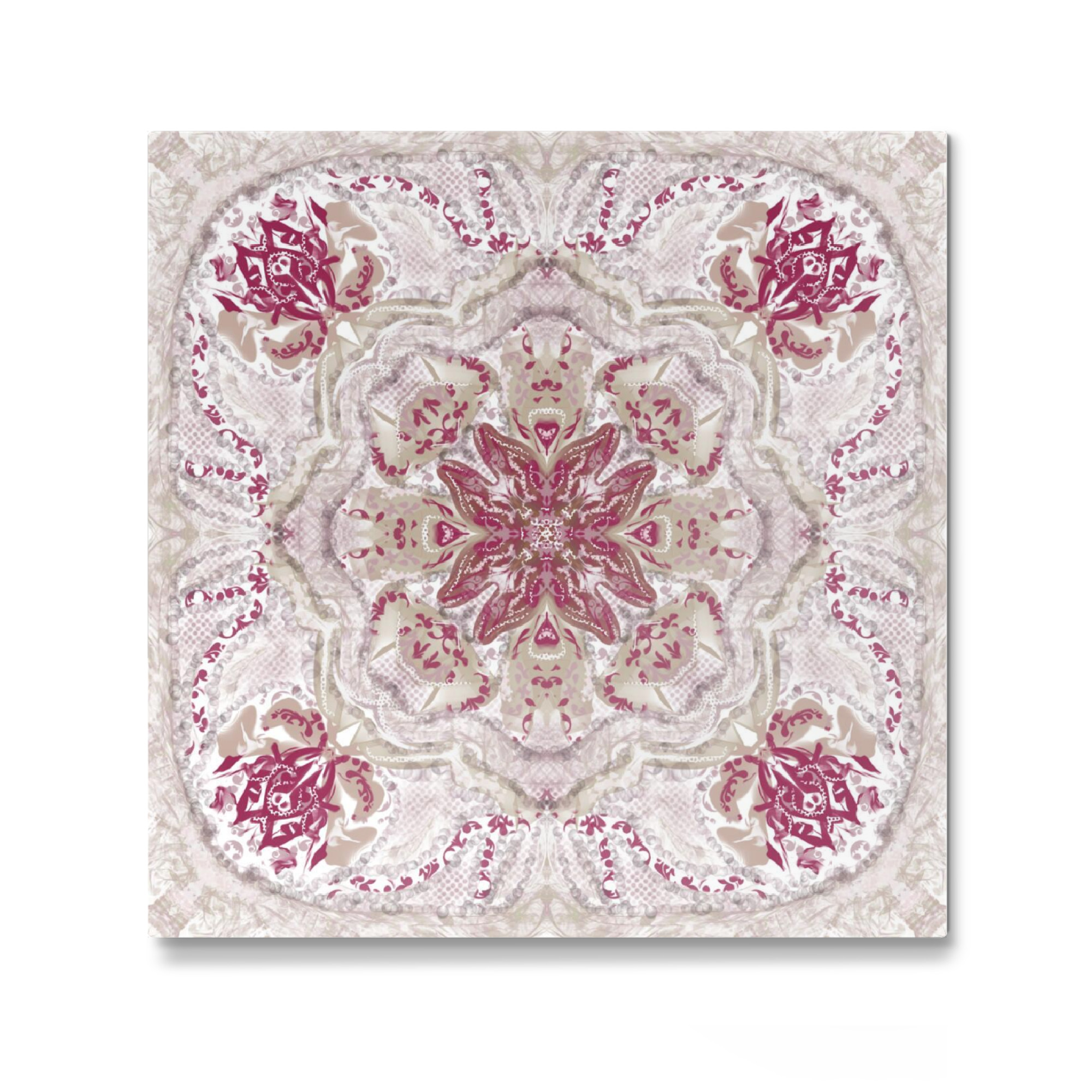 Galerie-Print "Mandala im Rosenkleid" 30x30 cm artboxONE