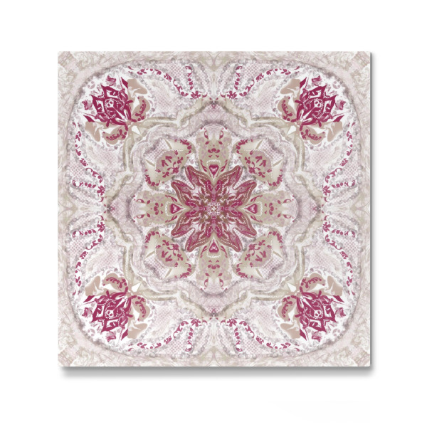 Galerie-Print "Mandala im Rosenkleid" 30x30 cm artboxONE