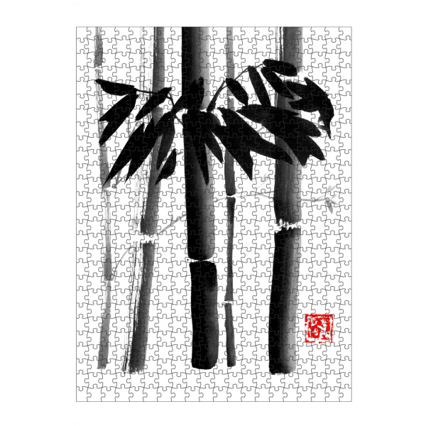 artboxONE Puzzle "Bambouquet" artboxONE - Natur - Bamboo,Sumie,Japan,Bambus,Baum,Tree,Natur,Malerei,Nature - Bild bamboo