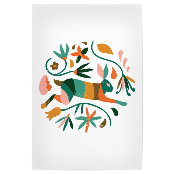 Poster 30x20 cm "Rustic Jungle" artboxONE - Abstrakt