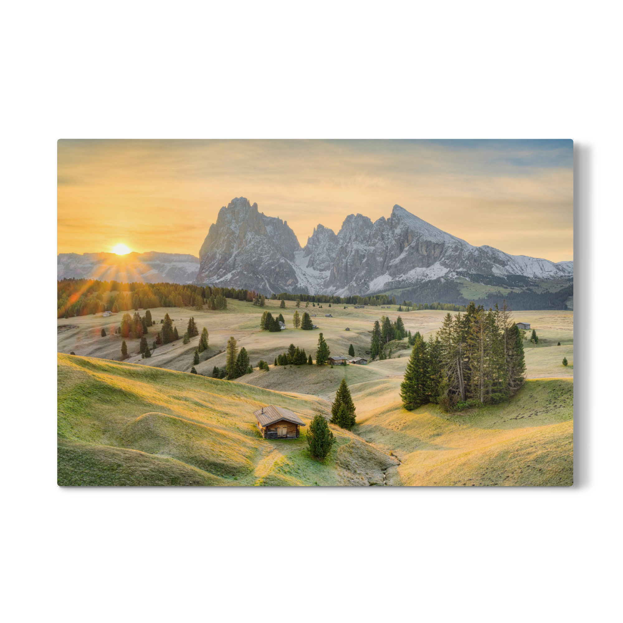 Galerie-Print "Goldener Herbst auf der Seiser Alm" 30x20 cm artboxONE