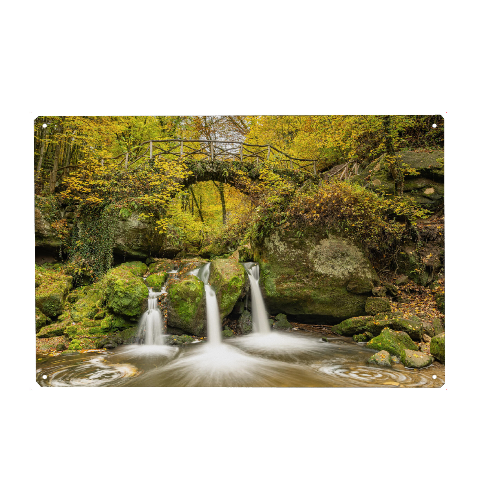 Metall Poster "Luxemburg Schiessentümpel" artboxONE - Natur,Reise,Reise / Länder