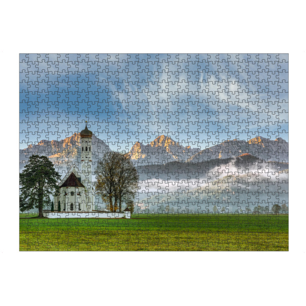 artboxONE Puzzle "St. Coloman im Allgäu" artboxONE - Natur,Reise,Architektur