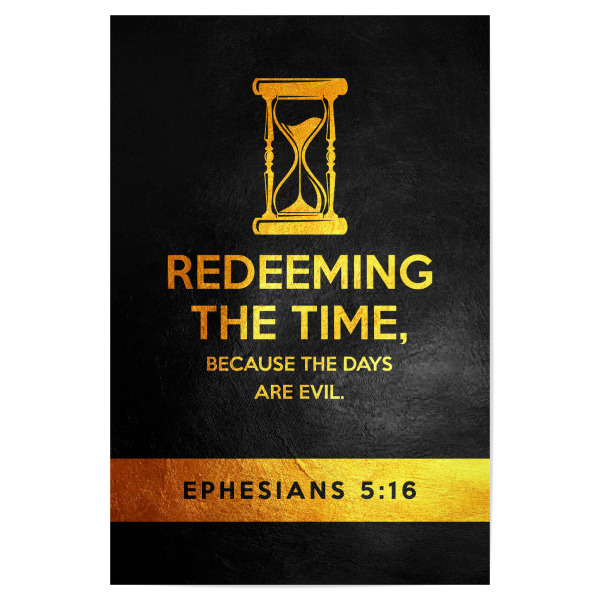 Poster "Ephesians 5:16" artboxONE - Typografie