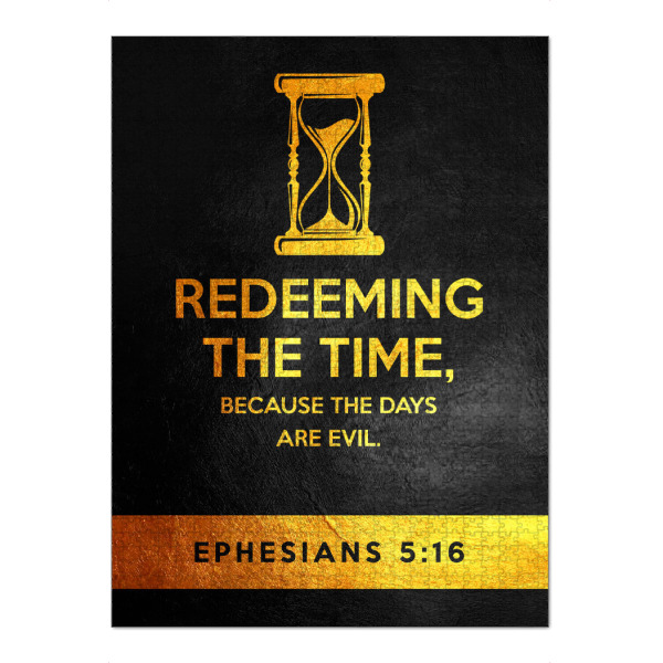 Puzzle Ravensburger "Ephesians 5:16" artboxONE - Typografie