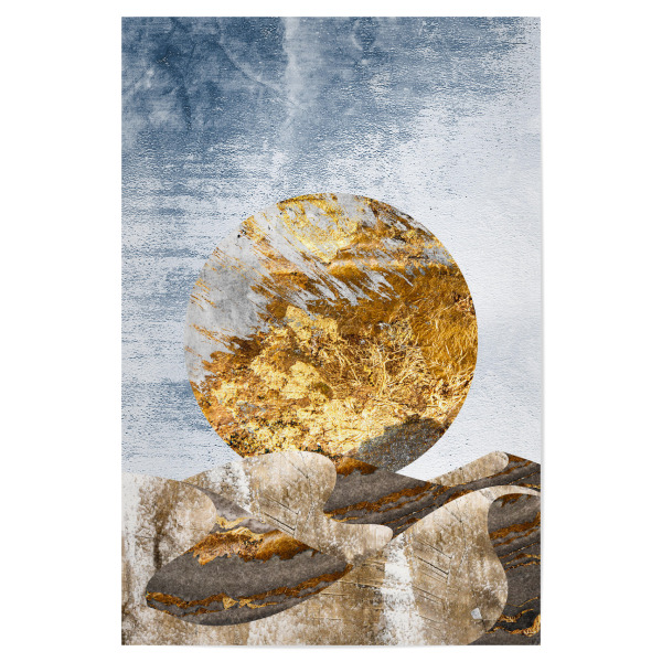 Poster 30x20 cm "Abstract Desert (matart)" artboxONE - Natur,Abstrakt - Desert,Sand,Sun,Sunrise,Sky,Nature,Natur,Abstract,Abstrakt,Wüste