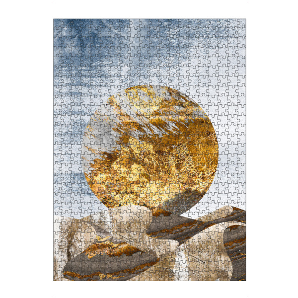 Puzzle Ravensburger "Abstract Desert (matart)" artboxONE - Natur,Abstrakt - Desert,Sand,Sun,Sunrise,Sky,Nature,Natur,Abstract,Abstrakt,Wüste