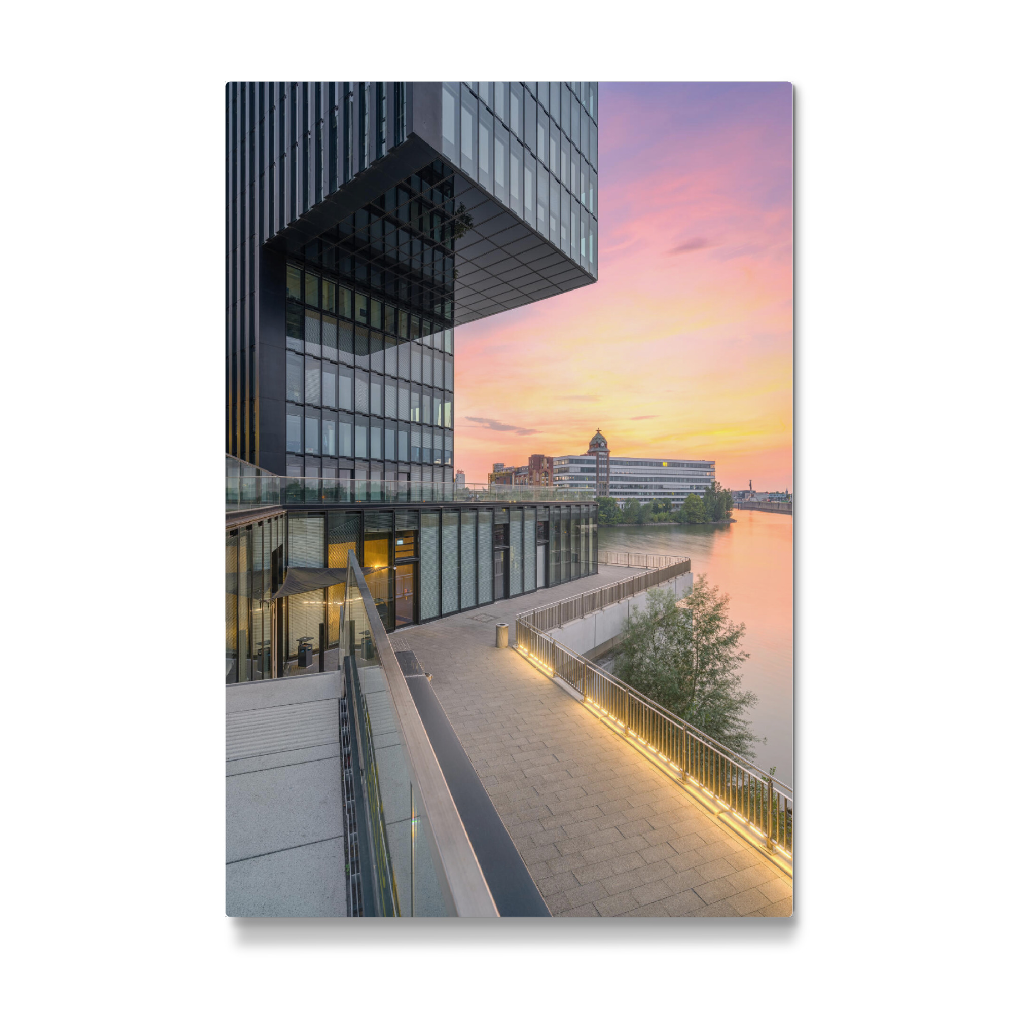 Galerie-Print "Abendstimmung im Medienhafen" 75x50 cm artboxONE