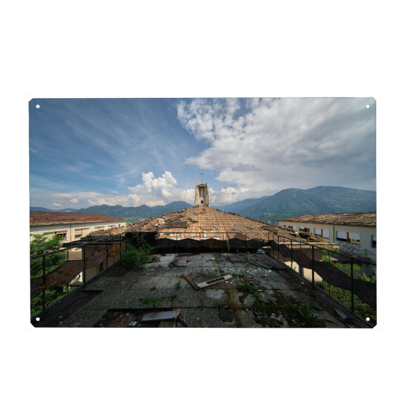 Holzbild "The View Over" artboxONE - Architektur