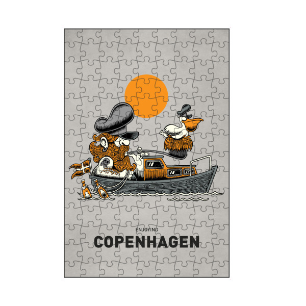 artboxONE Puzzle "Copenhagen Pelican Ship" artboxONE - Städte,Reise,Streetart,Städte / København,Lustig